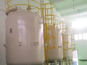 Tangki asam kelas elektronik 10m³ dilapisi Daikin APV