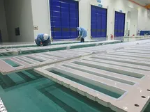 Tangki reaksi nitrogen triklorida dengan lining PFA 
