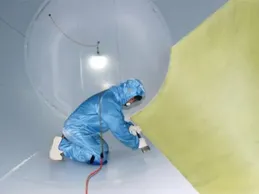 Pemasangan panel PTFE di Dalam Tangki